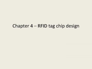 Chapter 4 RFID tag chip design Figure 4