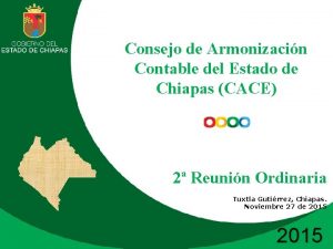 Consejo de Armonizacin Contable del Estado de Chiapas
