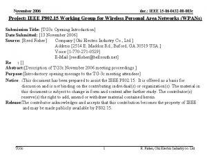 November 2006 doc IEEE 15 06 0432 00