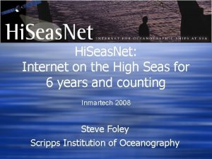 Hi Seas Net Internet on the High Seas