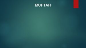 MUFTAH Time Horizan The importance of research scope