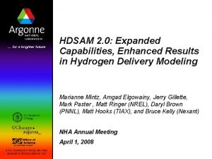 HDSAM 2 0 Expanded Capabilities Enhanced Results in