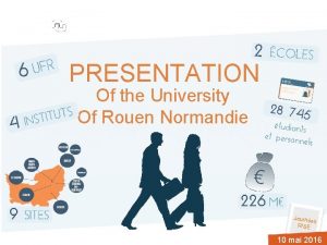 PRESENTATION Of the University Of Rouen Normandie Journ