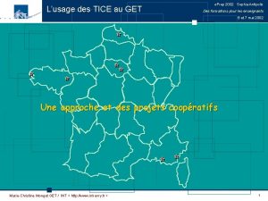 Lusage des TICE au GET e Prep 2002