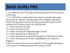 BAGI GURU PNS 1 Form S 06 a