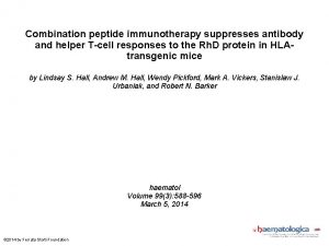 Combination peptide immunotherapy suppresses antibody and helper Tcell