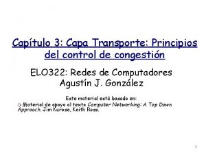 Captulo 3 Capa Transporte Principios del control de