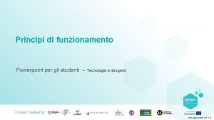 Principi di funzionamento Powerpoint per gli studenti Tecnologie