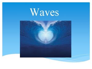 Waves 3 Types of Breaking Waves 1 Plunging