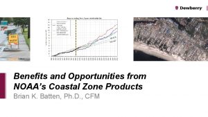 Benefits and Opportunities from NOAAs Coastal Zone Products