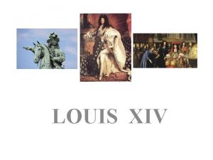 LOUIS XIV Sa carte didentit N LouisDieudonn de