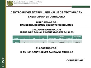 CENTRO UNIVERSITARIO UAEM VALLE DE TEOTIHUACN LICENCIATURA EN