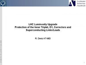 LHC Luminosity Upgrade Protection of the Inner Triplet