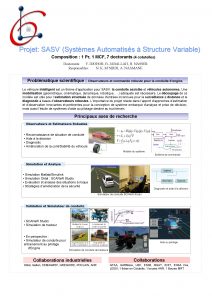 Projet SASV Systmes Automatiss Structure Variable Composition 1
