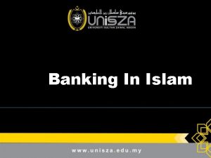 Banking In Islam Monetary Policy Transmission Mechanism The