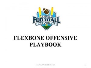 FLEXBONE OFFENSIVE PLAYBOOK www Youth Football Online com