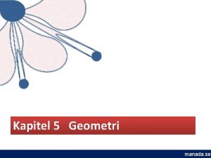 Kapitel 5 Geometri manada se 5 1 Omkrets