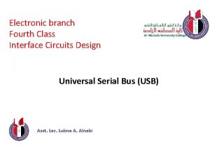 Electronic branch Fourth Class Interface Circuits Design Universal