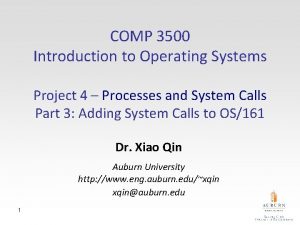 COMP 3500 Introduction to Operating Systems Project 4