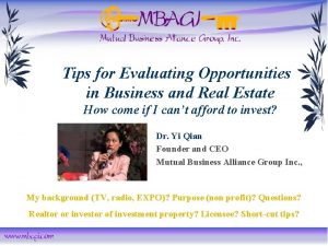 Tips for Evaluating Opportunities in Business and Real