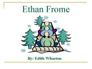 Ethan Frome By Edith Wharton Edith Wharton Edith