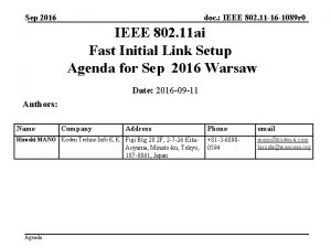 Sep 2016 doc IEEE 802 11 16 1089