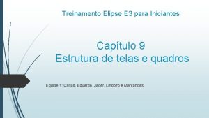 Treinamento Elipse E 3 para Iniciantes Captulo 9