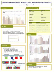 ApplicationAware Cluster Scheduling for Bufferless NetworkonChip Rachata Ausavarungnirun