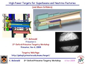 HighPower Targets for Superbeams and Neutrino Factories and