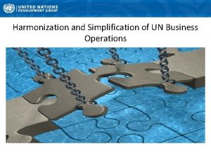 Harmonization and Simplification of UN Business Operations QCPR