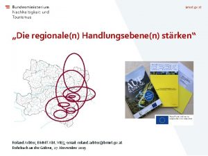 bmnt gv at Die regionalen Handlungsebenen strken vv