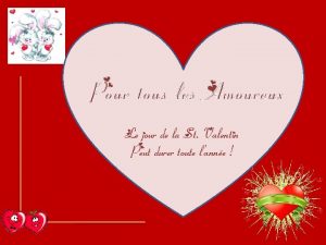 Pour tous les Amoureux Le jour de la