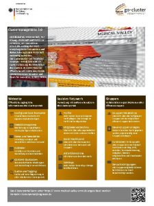 Clustermanagement 2 0 zielt darauf ab Wissenschaft Forschung