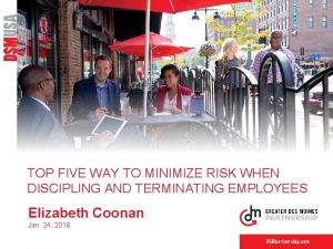 TOP FIVE WAY TO MINIMIZE RISK WHEN DISCIPLING