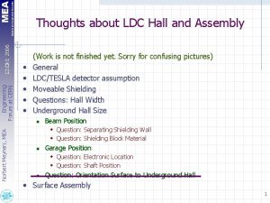 MEA Machine and Experiment Assembly 12 Okt 2006