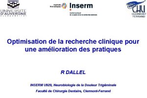 Optimisation de la recherche clinique pour une amlioration