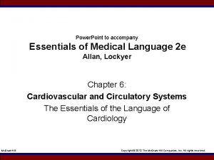 Power Point to accompany Essentials of Medical Language