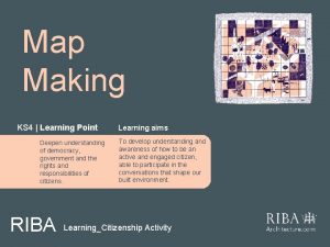 Map Making KS 4 Learning Point Deepen understanding