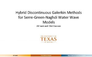 Hybrid Discontinuous Galerkin Methods for SerreGreenNaghdi Water Wave