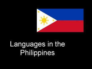 Languages in the Philippines 7 107 islands LUZON