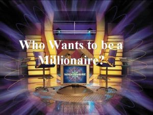 Who Wants to be a Millionaire Millionaire 50