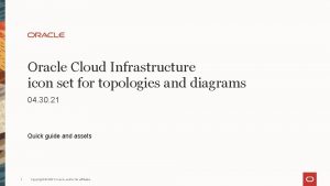 Oracle Cloud Infrastructure icon set for topologies and