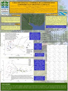 VARIACIN ESPACIAL Y TEMPORAL DE LAS DEPOSICIONES ATMOSFRICAS