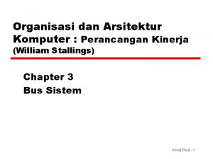 Organisasi dan Arsitektur Komputer Perancangan Kinerja William Stallings