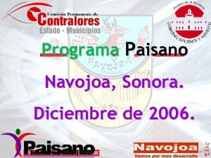 Programa Paisano Navojoa Sonora Diciembre de 2006 El