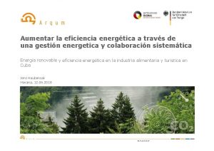 Aumentar la eficiencia energtica a travs de una