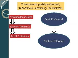 Conceptos de perfil profesional importancia alcances y limitaciones