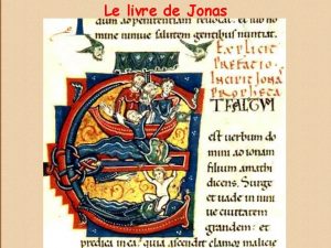 Le livre de Jonas Jonas est le seul