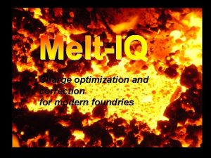Charge optimization and correction for modern foundries Do