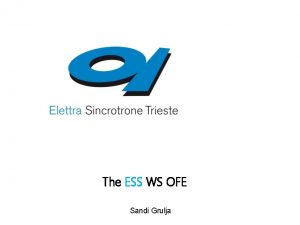 The ESS WS OFE Sandi Grulja Introduction Themes